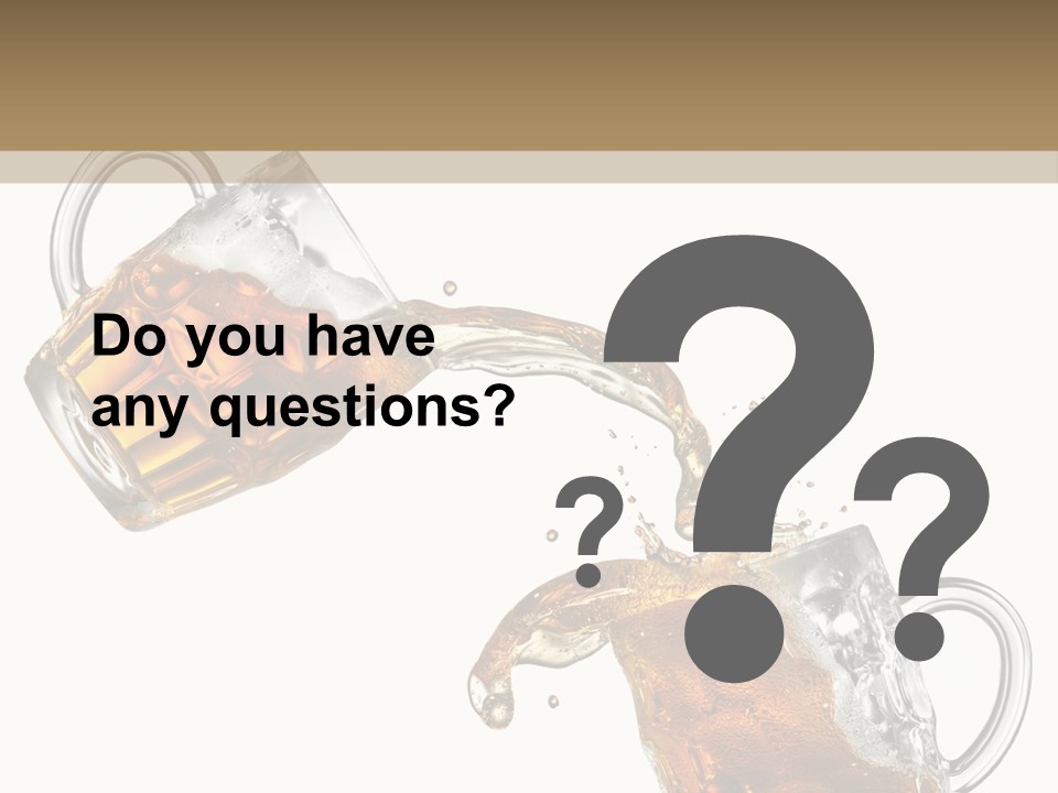 Glass Ripple Droplet PowerPoint Template