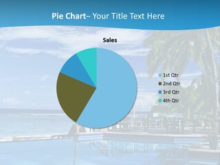 Tahiti Pool Tropical PowerPoint Template