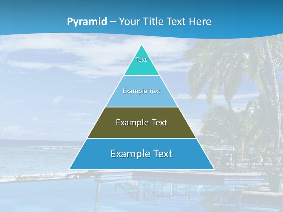 Tahiti Pool Tropical PowerPoint Template