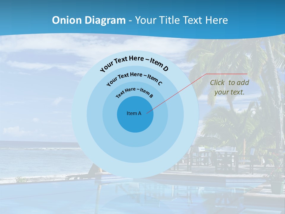 Tahiti Pool Tropical PowerPoint Template