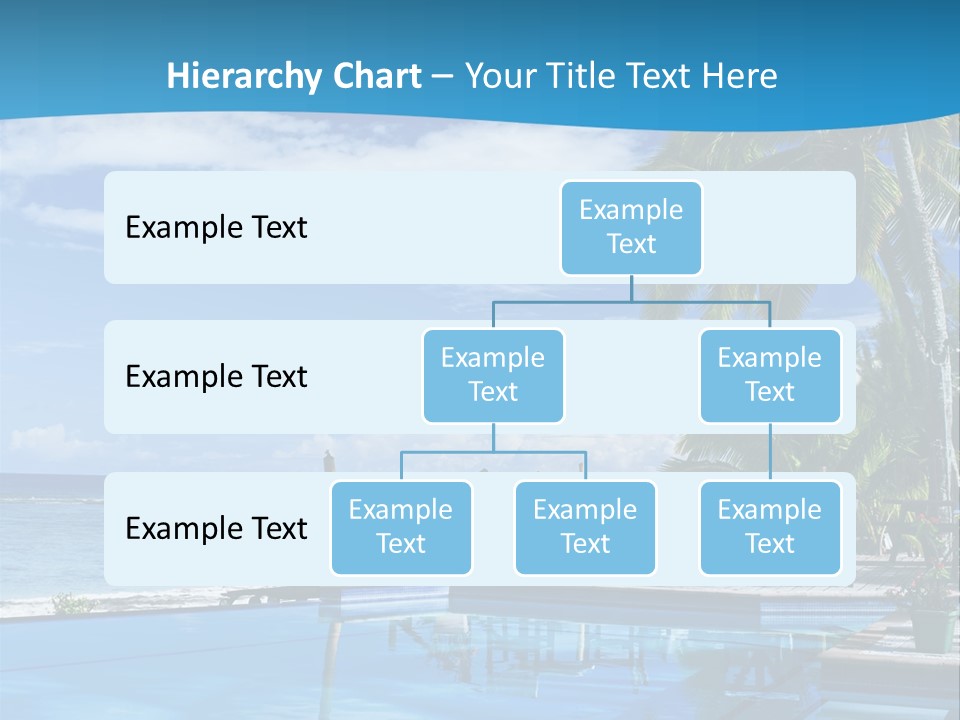 Tahiti Pool Tropical PowerPoint Template