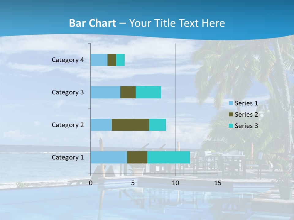 Tahiti Pool Tropical PowerPoint Template