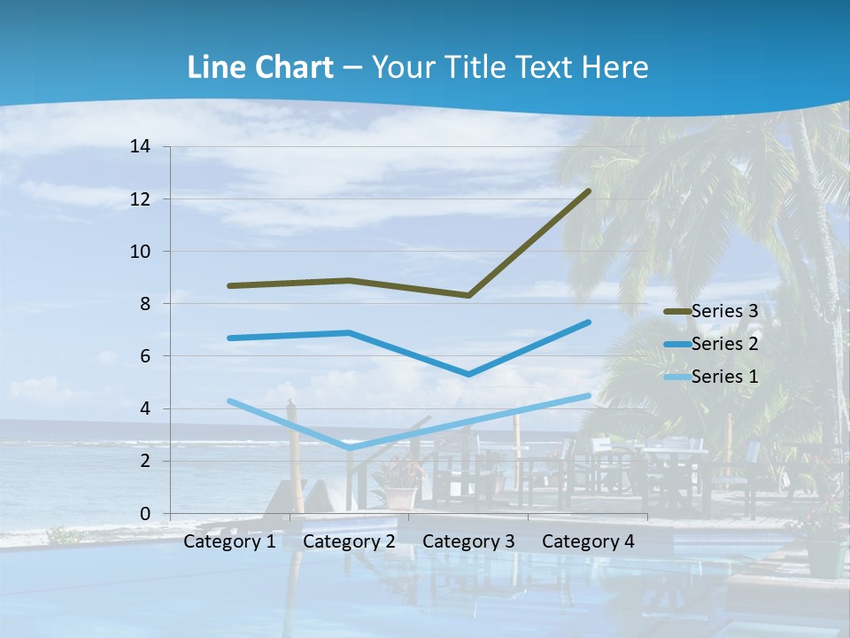 Tahiti Pool Tropical PowerPoint Template