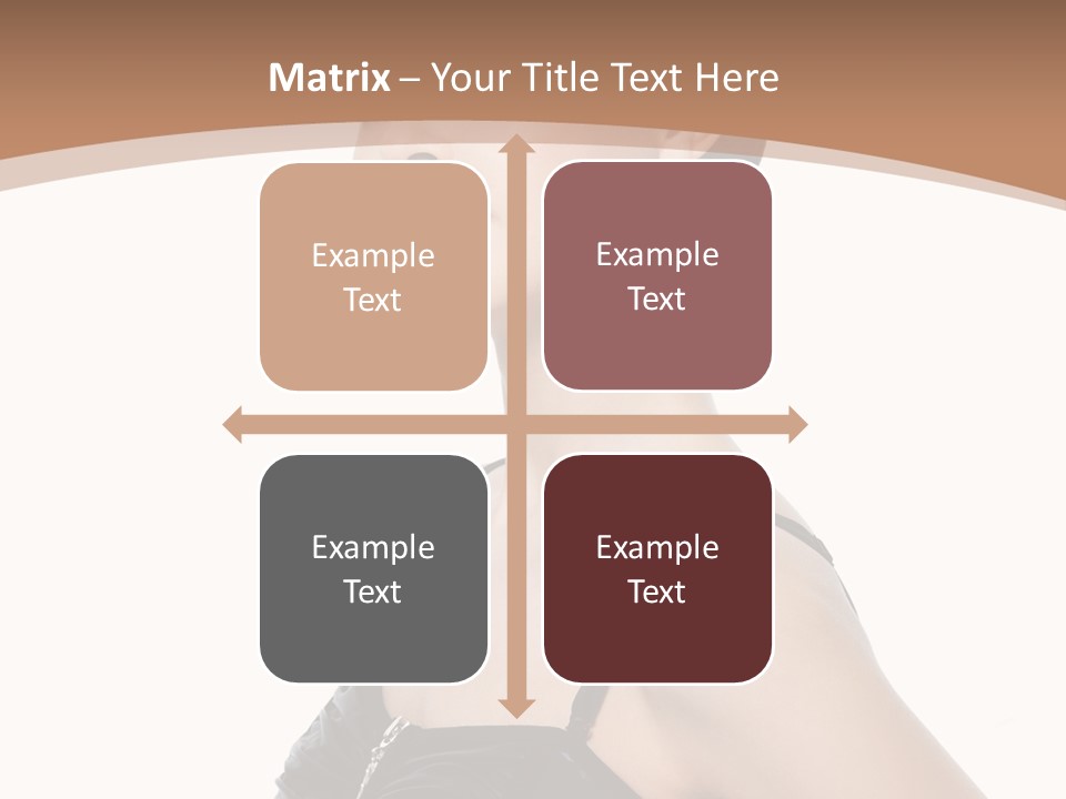 Vertical Brunette Glamour PowerPoint Template