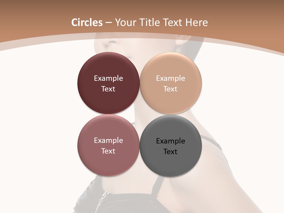 Vertical Brunette Glamour PowerPoint Template