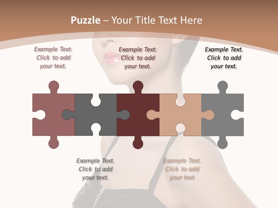 Vertical Brunette Glamour PowerPoint Template