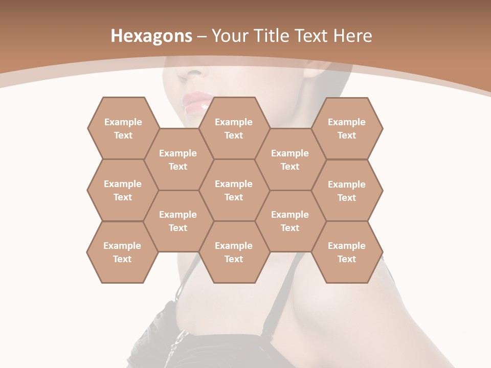 Vertical Brunette Glamour PowerPoint Template