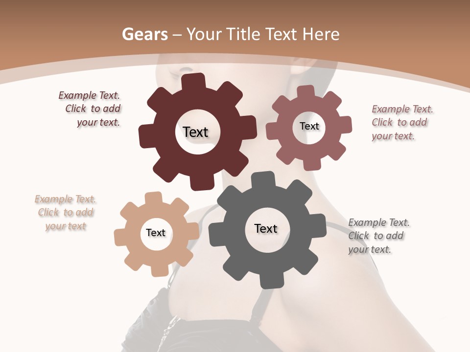 Vertical Brunette Glamour PowerPoint Template