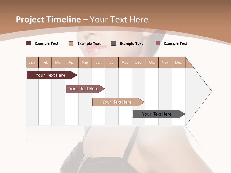 Vertical Brunette Glamour PowerPoint Template