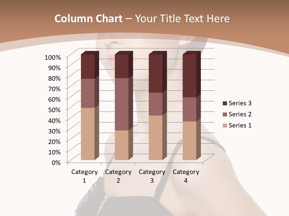 Vertical Brunette Glamour PowerPoint Template