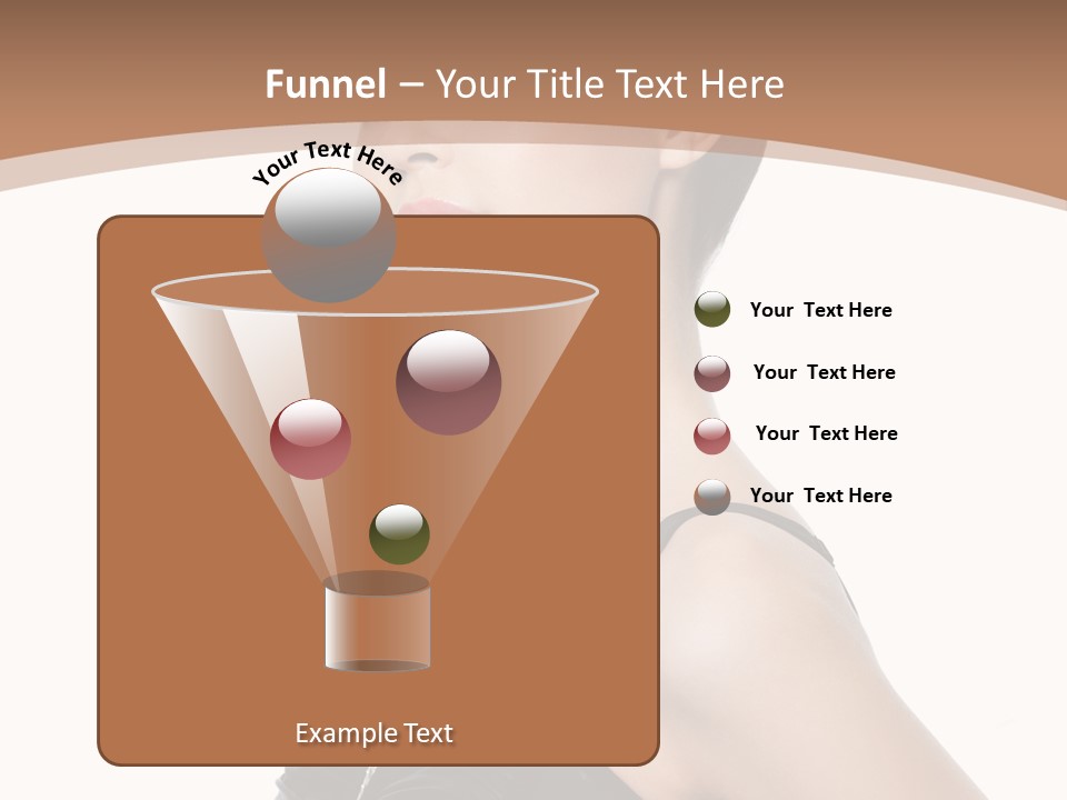 Vertical Brunette Glamour PowerPoint Template