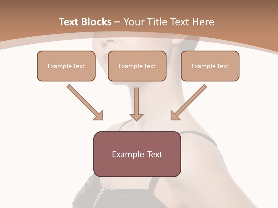 Vertical Brunette Glamour PowerPoint Template