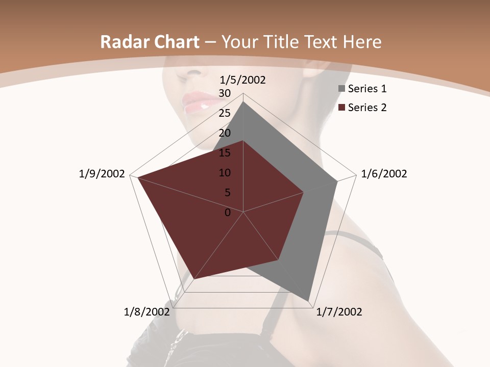 Vertical Brunette Glamour PowerPoint Template