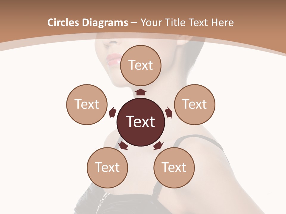 Vertical Brunette Glamour PowerPoint Template