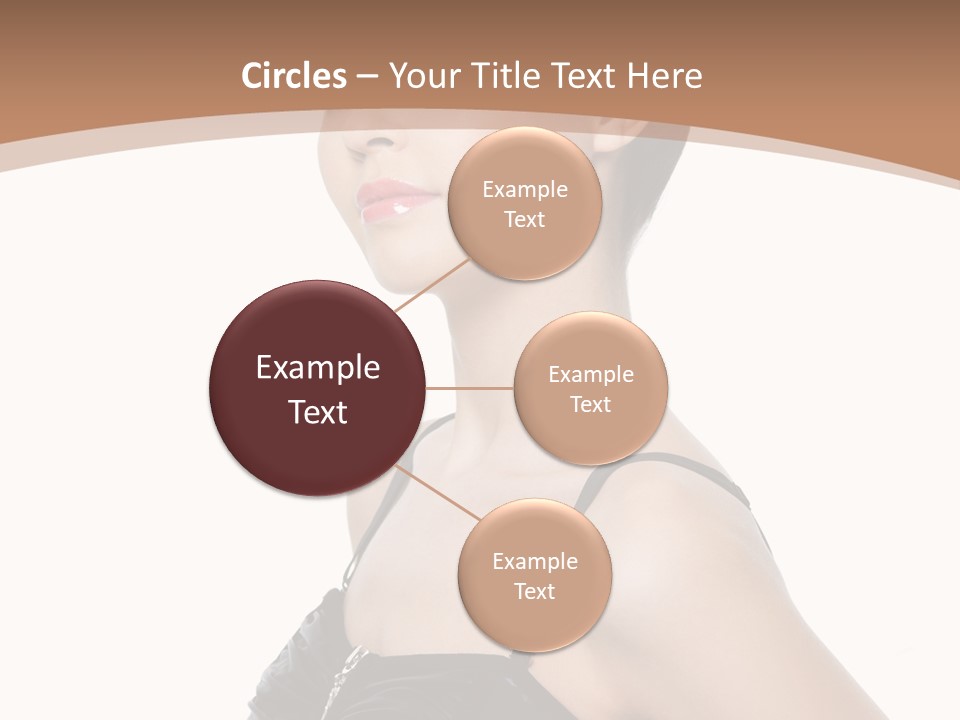 Vertical Brunette Glamour PowerPoint Template