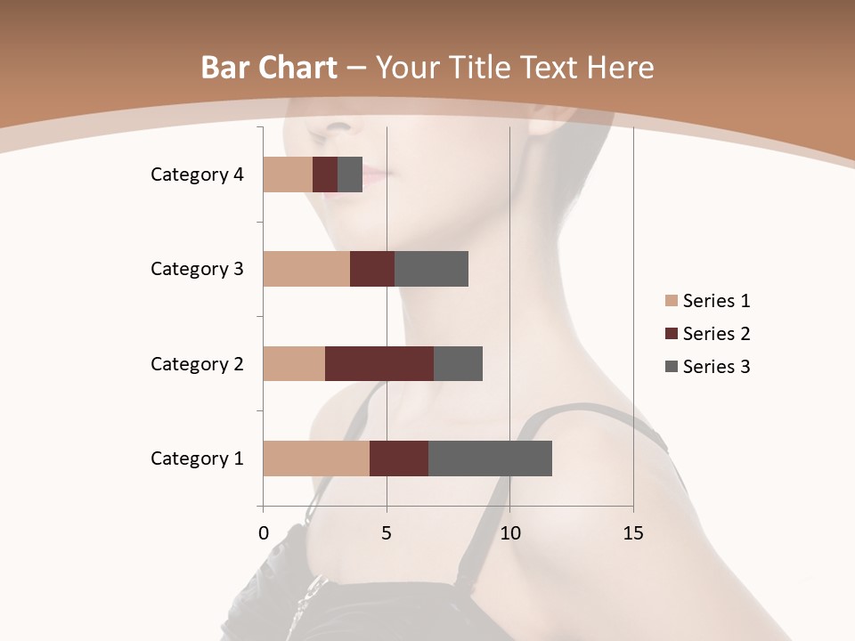 Vertical Brunette Glamour PowerPoint Template