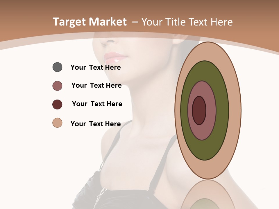 Vertical Brunette Glamour PowerPoint Template