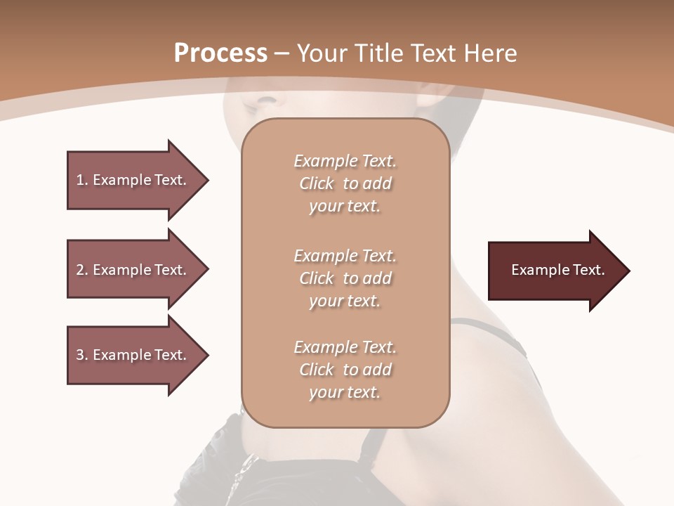 Vertical Brunette Glamour PowerPoint Template