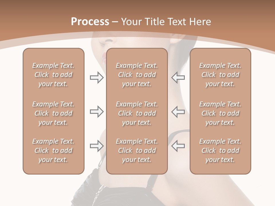 Vertical Brunette Glamour PowerPoint Template