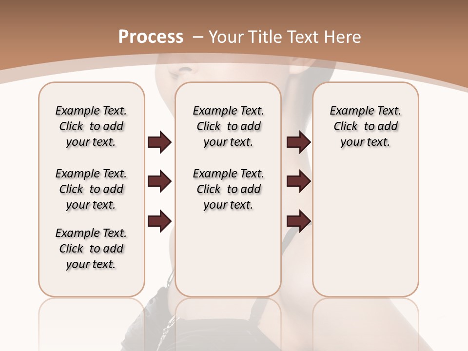 Vertical Brunette Glamour PowerPoint Template