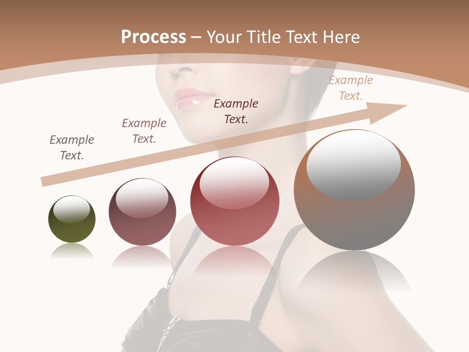 Vertical Brunette Glamour PowerPoint Template