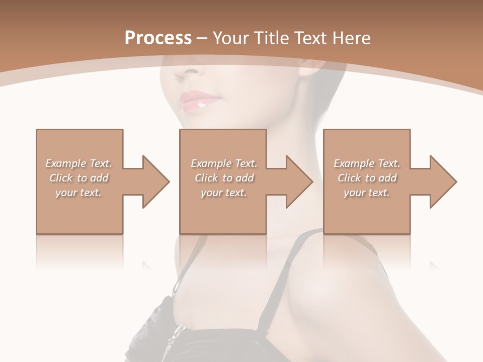 Vertical Brunette Glamour PowerPoint Template