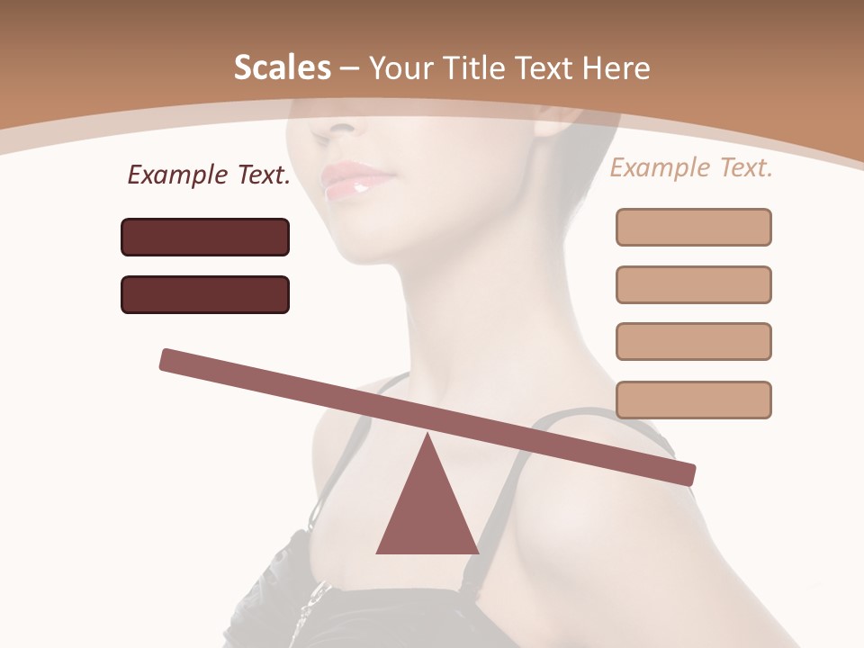 Vertical Brunette Glamour PowerPoint Template