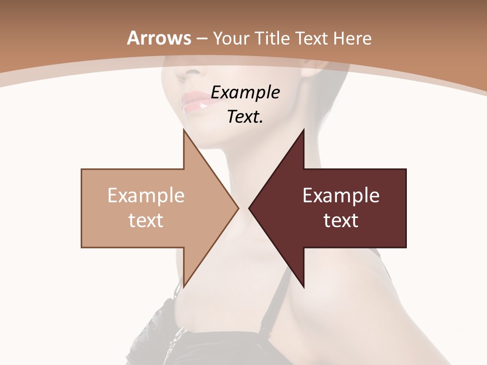 Vertical Brunette Glamour PowerPoint Template