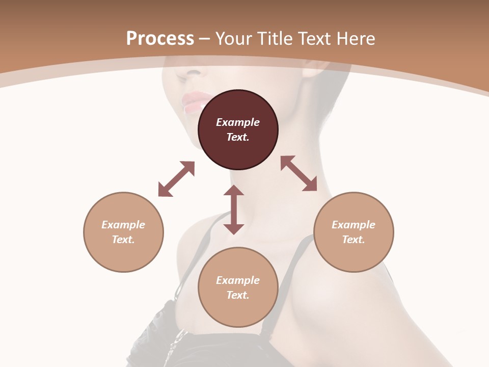 Vertical Brunette Glamour PowerPoint Template