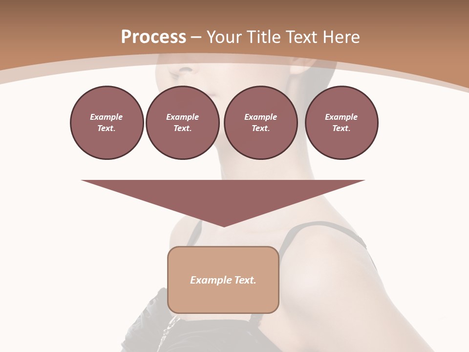 Vertical Brunette Glamour PowerPoint Template