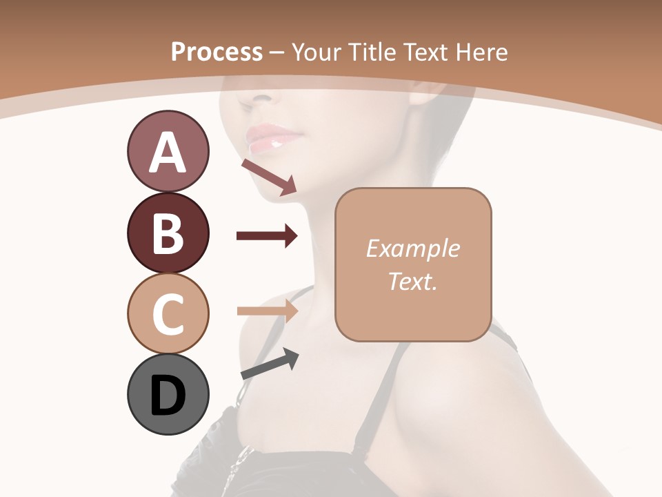 Vertical Brunette Glamour PowerPoint Template