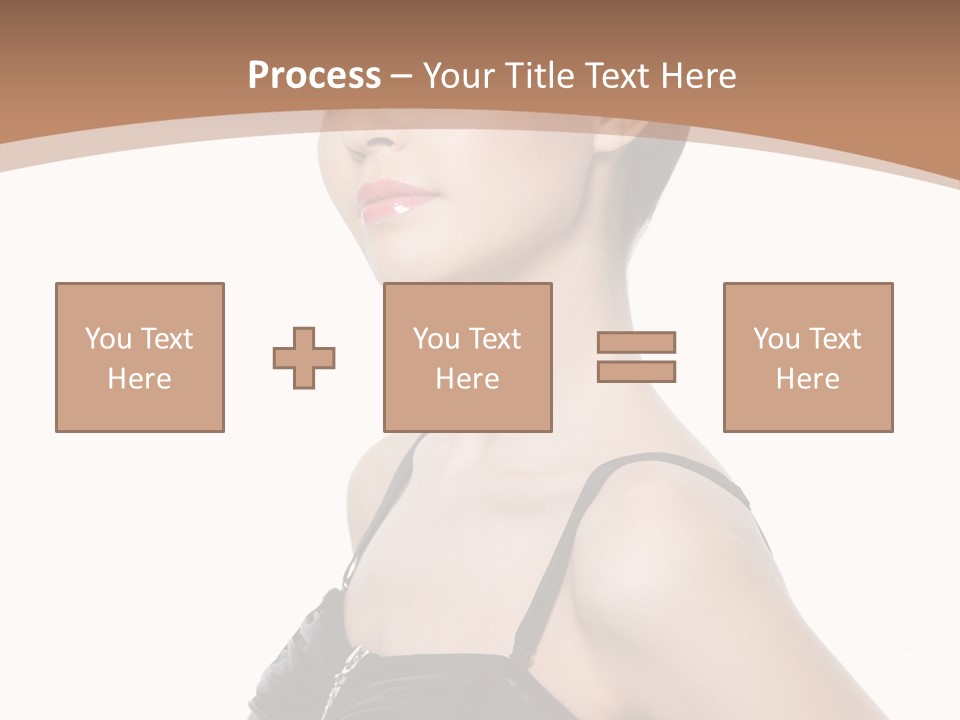 Vertical Brunette Glamour PowerPoint Template