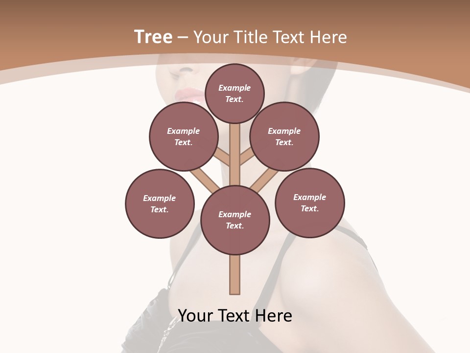 Vertical Brunette Glamour PowerPoint Template