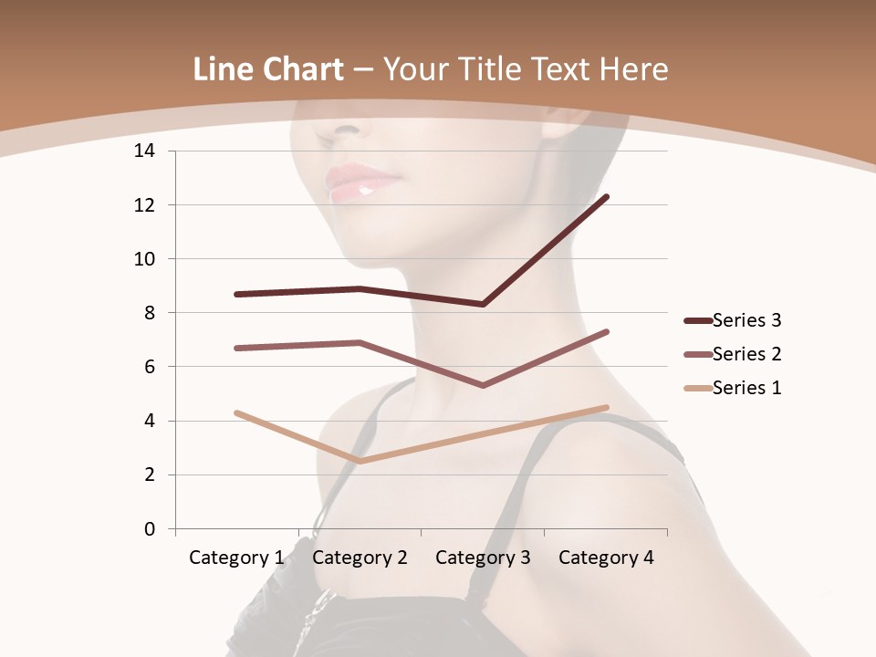 Vertical Brunette Glamour PowerPoint Template
