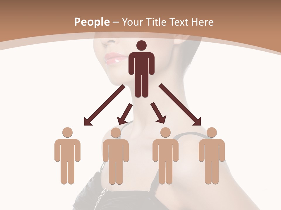 Vertical Brunette Glamour PowerPoint Template