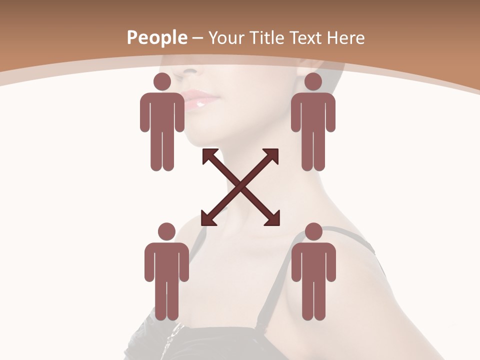 Vertical Brunette Glamour PowerPoint Template