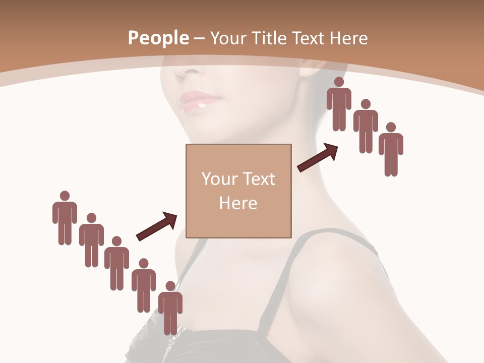 Vertical Brunette Glamour PowerPoint Template