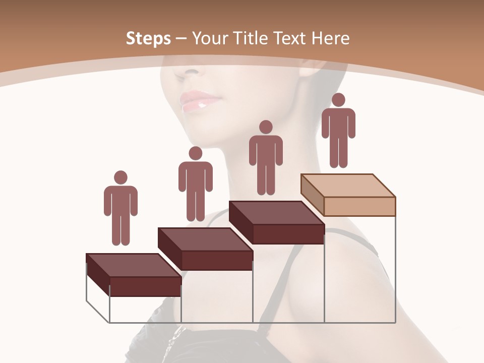 Vertical Brunette Glamour PowerPoint Template