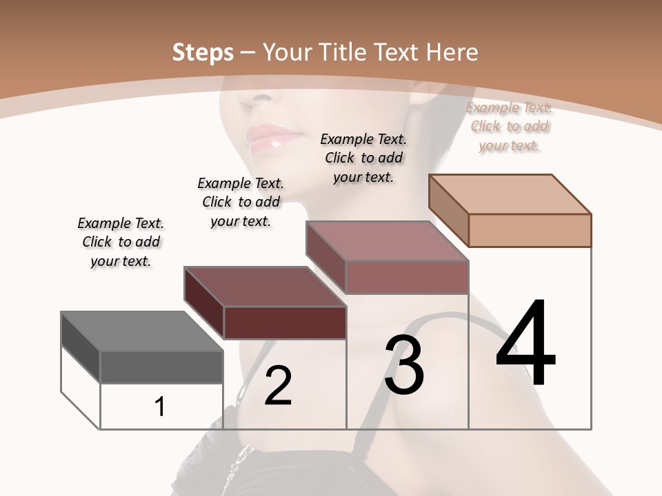 Vertical Brunette Glamour PowerPoint Template