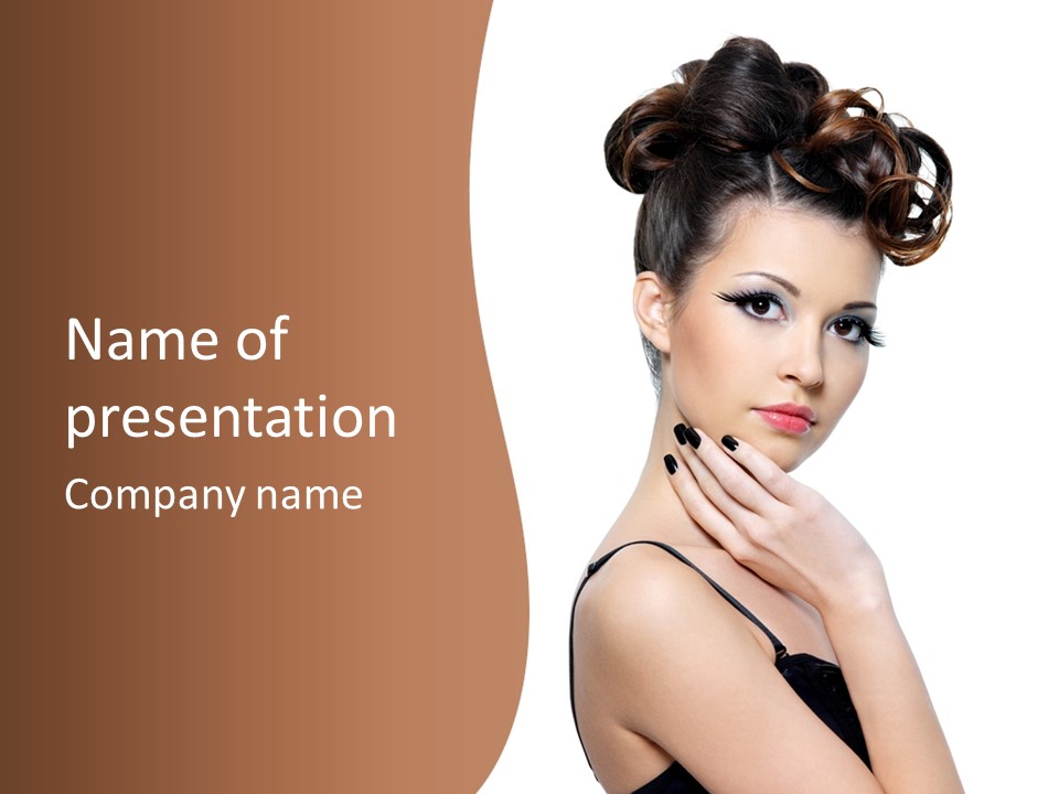 Fashion Isolated Gorgeous PowerPoint Template