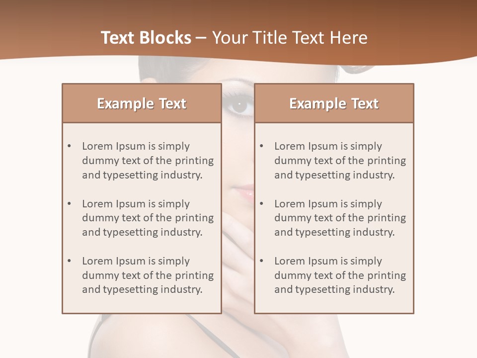 Fashion Isolated Gorgeous PowerPoint Template