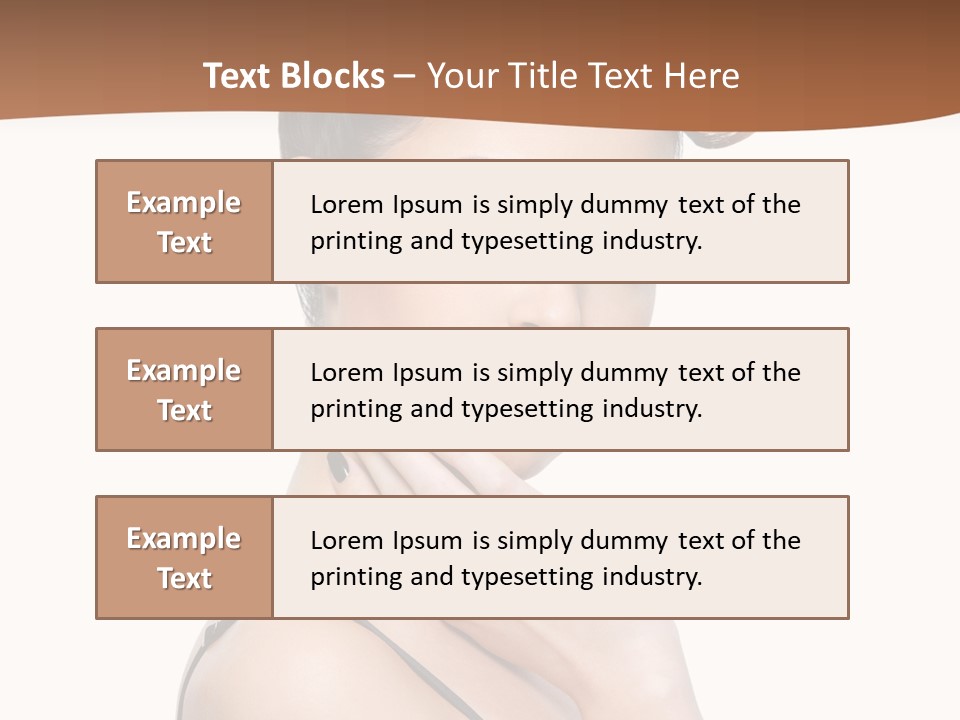 Fashion Isolated Gorgeous PowerPoint Template