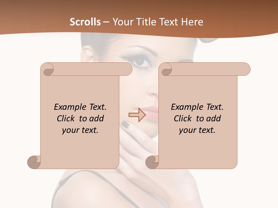 Fashion Isolated Gorgeous PowerPoint Template