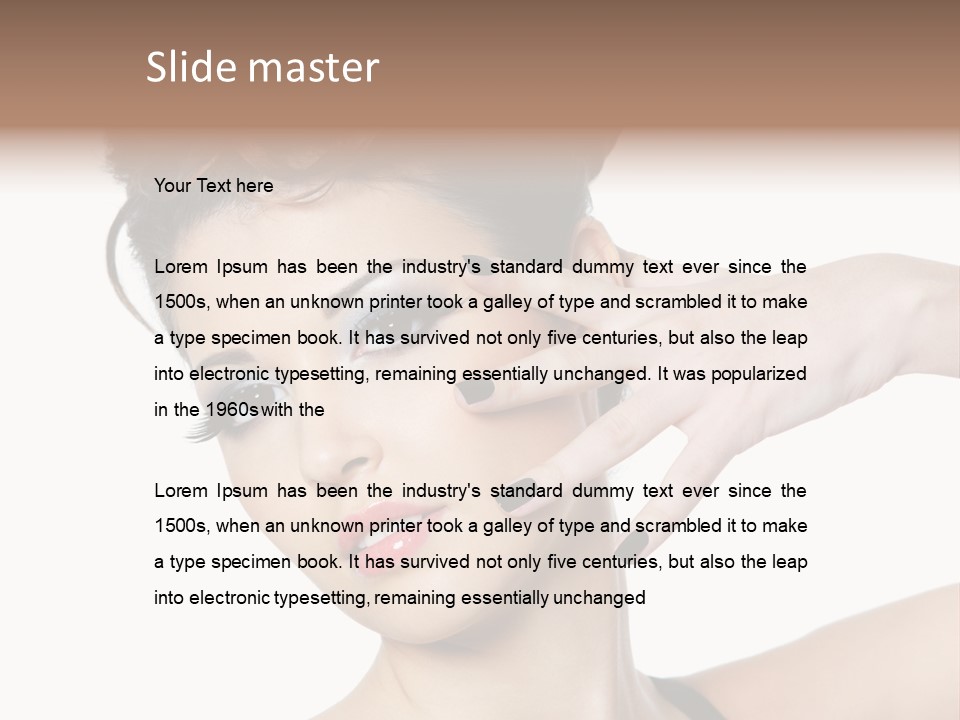 Studio Young Make Up PowerPoint Template