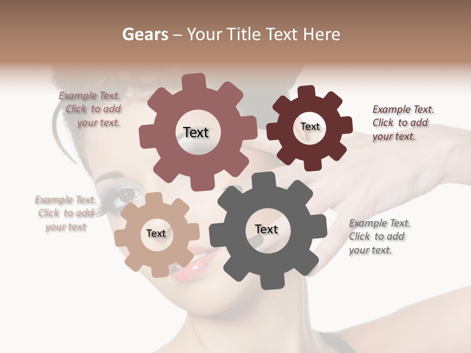 Studio Young Make Up PowerPoint Template