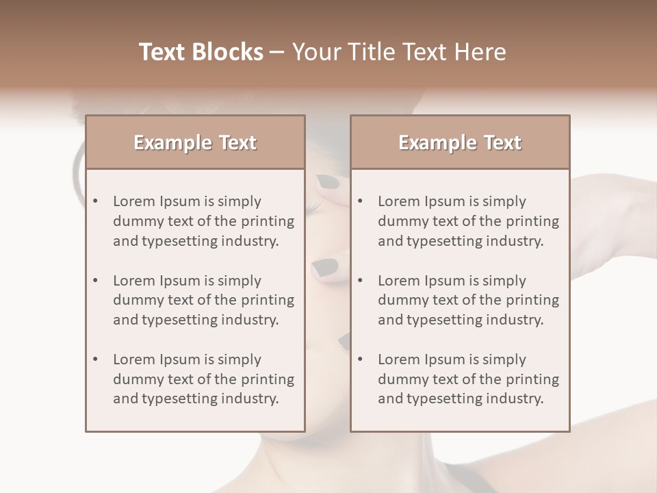 Studio Young Make Up PowerPoint Template