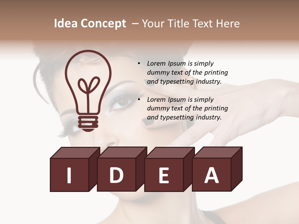 Studio Young Make Up PowerPoint Template