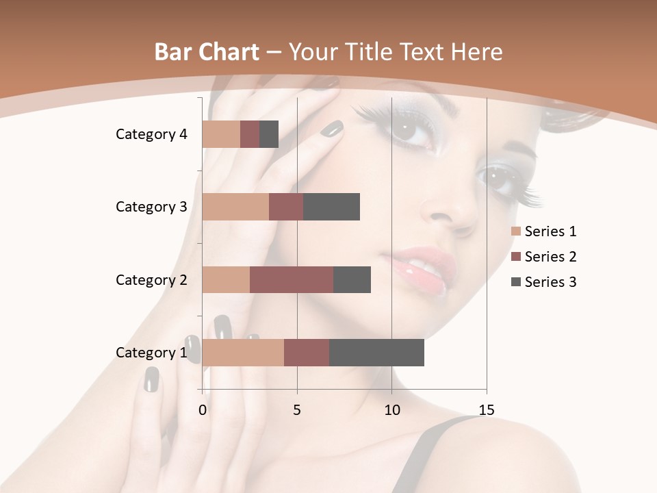 Gorgeous Isolated Ringlet PowerPoint Template
