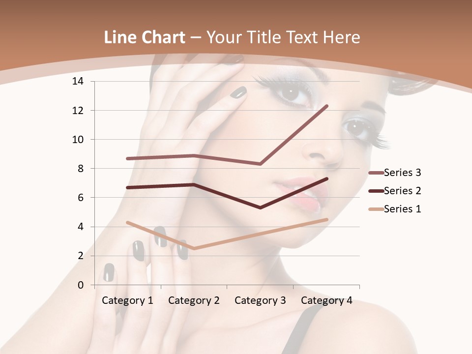 Gorgeous Isolated Ringlet PowerPoint Template
