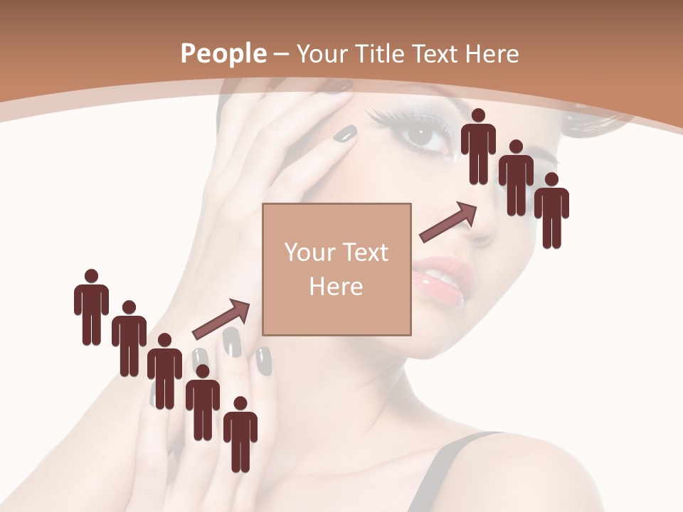 Gorgeous Isolated Ringlet PowerPoint Template